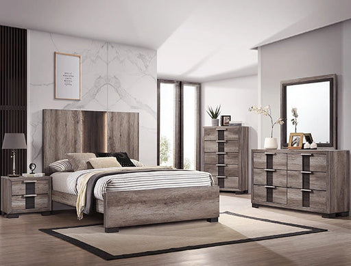 Crown Mark Furniture Rangley Dresser Mirror in Brown image