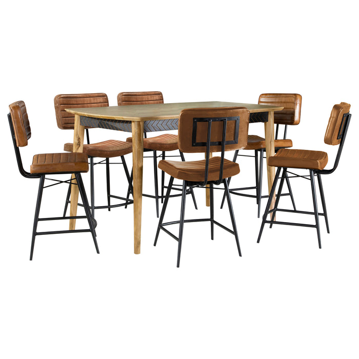 Partridge 7 Pc Counter Height Dining Set