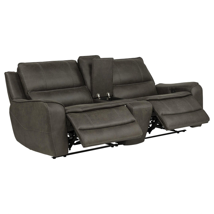 Marcell Power Reclining Loveseat - Bobby Furniture (Gaithersburg, MD)