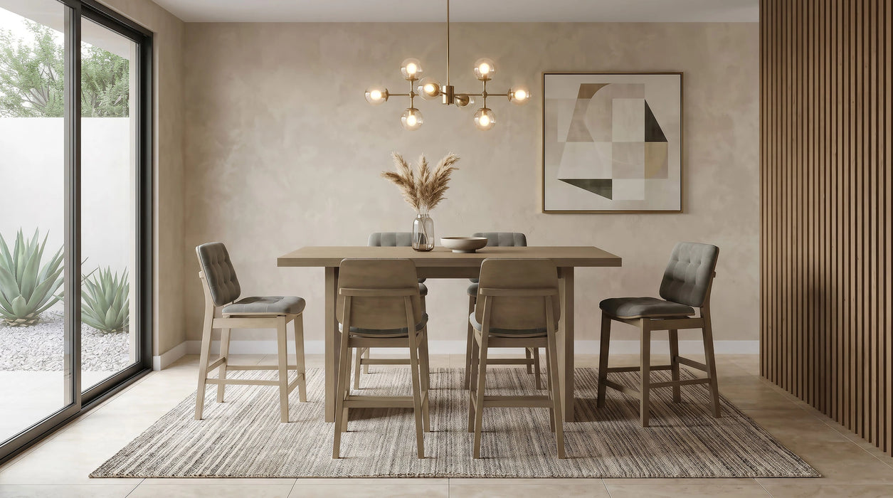 Redbridge Upholstered Dining Counter Chair of 2