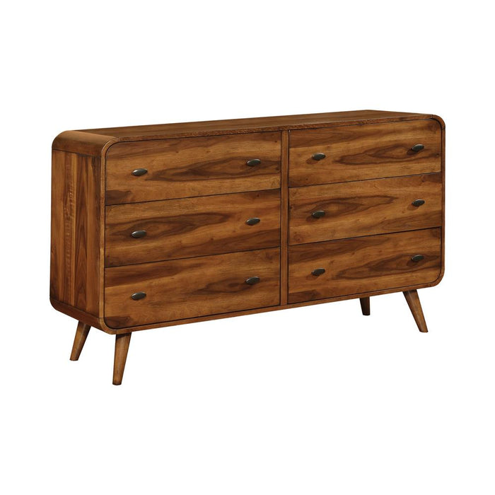 Robyn 6-drawer Dresser Dark Walnut image