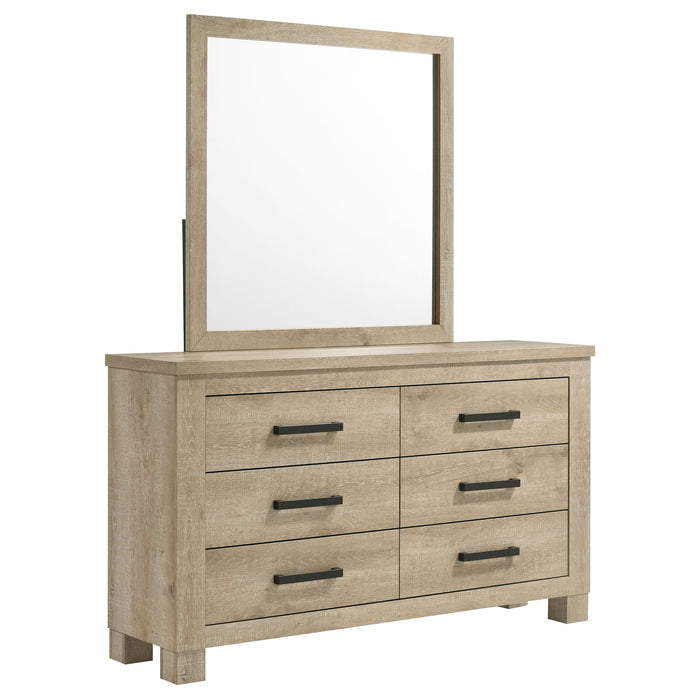 Oakglen Dresser With Mirrors