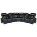 Zuma Dual Power Reclining Sectional Sofa - Bobby Furniture (Gaithersburg, MD)