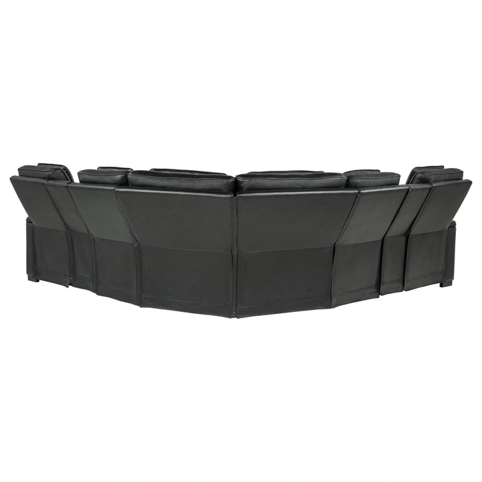 Zuma Dual Power Reclining Sectional Sofa - Bobby Furniture (Gaithersburg, MD)