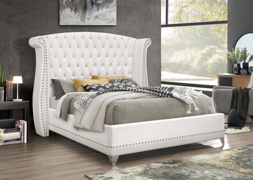 Barzini Wingback Platform Bed