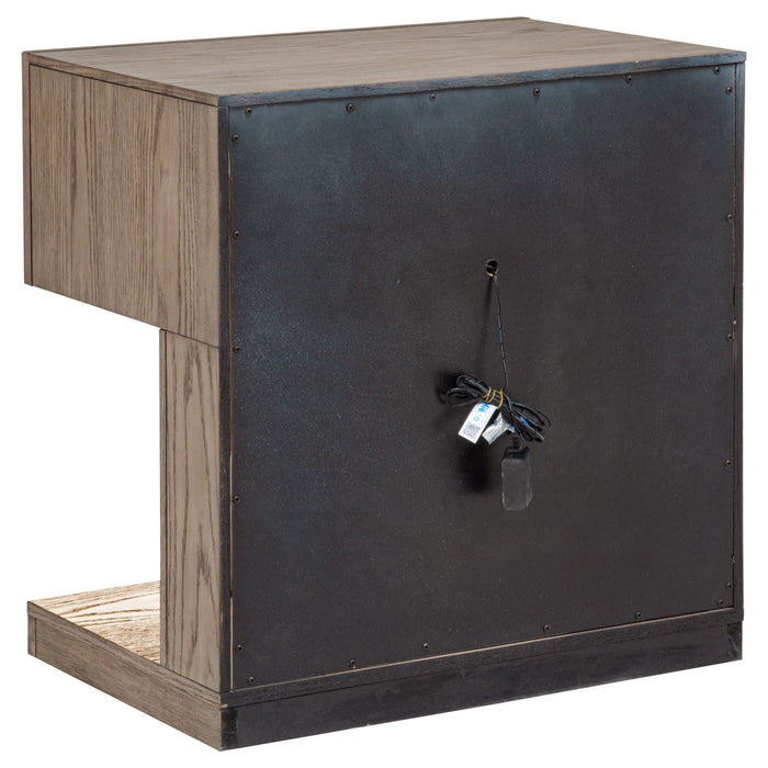 Kenora Nightstand with LED Lighting