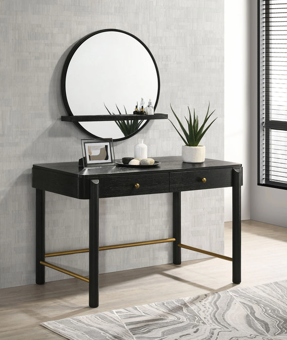 Arini Makeup Vanity Table with Wall Mirror Set