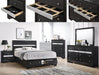 Crown Mark Regata Nightstand in Black image