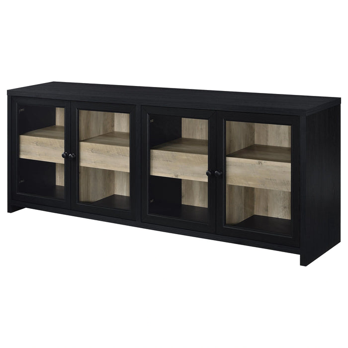 Denison Entertainment Center (TV Stand and 2 Media Tower)