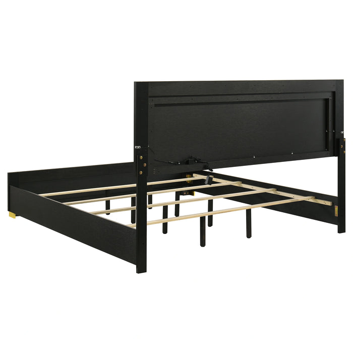Marceline Panel Bed with LED Lighting