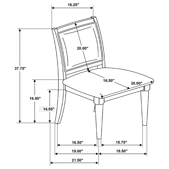 Onslow Dining Side Chair of 2