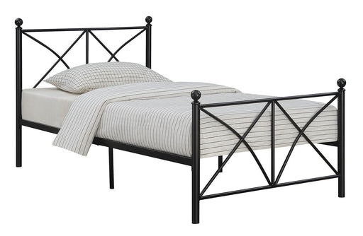 Hart Twin Platform Bed Black image