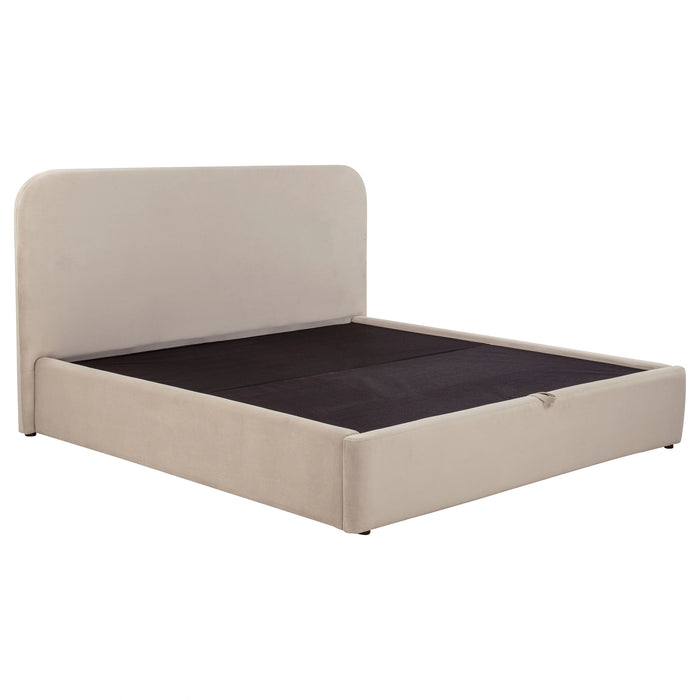 Anders Upholstered Storage Lift Platform Bed