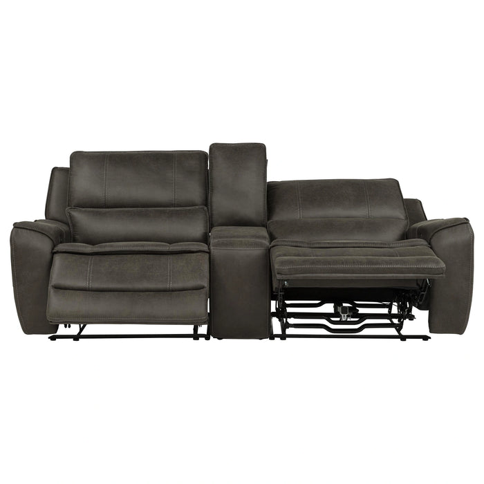 Marcell Power Reclining Loveseat - Bobby Furniture (Gaithersburg, MD)