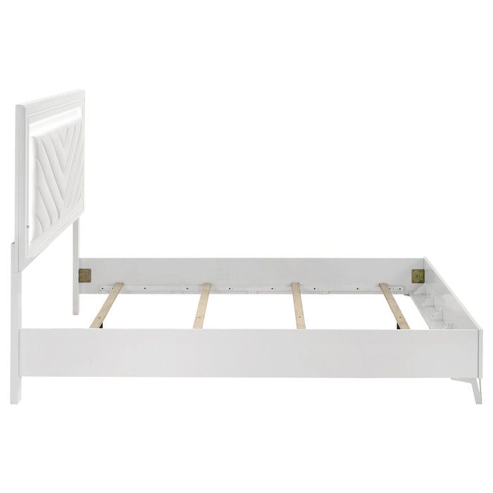 Cassia Panel Bed with LED Lighting