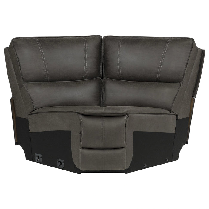 Marcell Modular Power Reclining Sectional - Bobby Furniture (Gaithersburg, MD)