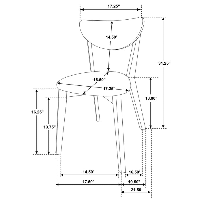 Jedda Dining Set (Table and 4 Chair)