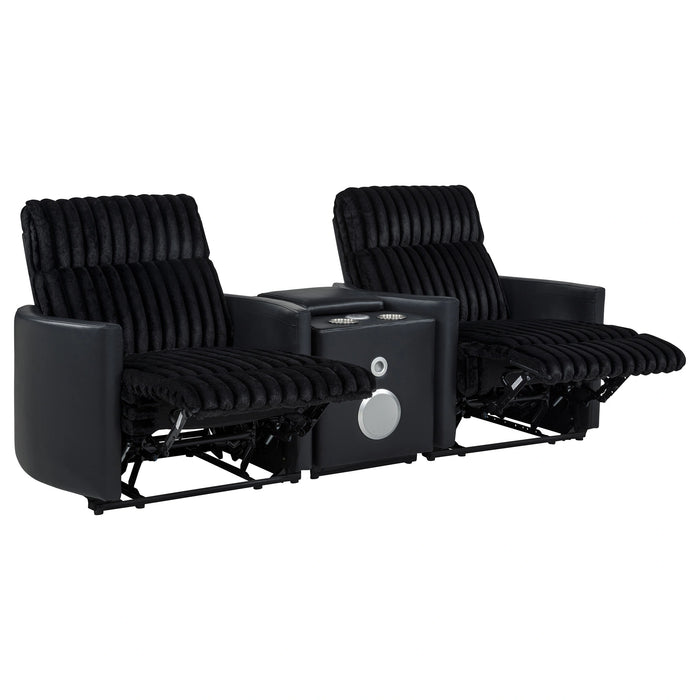 Madden Manual Theater Seating Set - Bobby Furniture (Gaithersburg, MD)