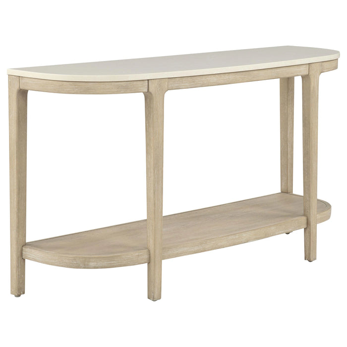 Lucaire Oval Console Table - Bobby Furniture (Gaithersburg, MD)