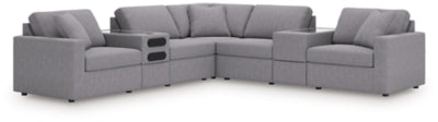 Modmax Balanced Sectional with Audio and Storage Consoles - Bobby Furniture (Gaithersburg, MD)