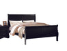 Louis Philippe Black Twin Bed - Bobby Furniture (Gaithersburg, MD)