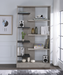 Magna Faux Concrete & Black Bookshelf image