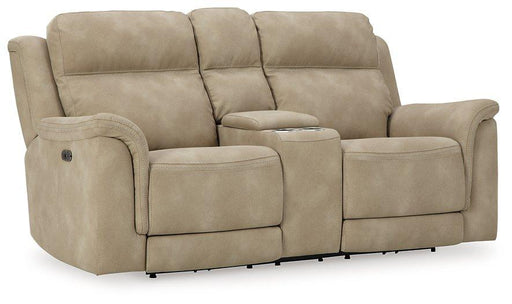 Next-Gen DuraPella Power Reclining Loveseat with Console - Bobby Furniture (Gaithersburg, MD)