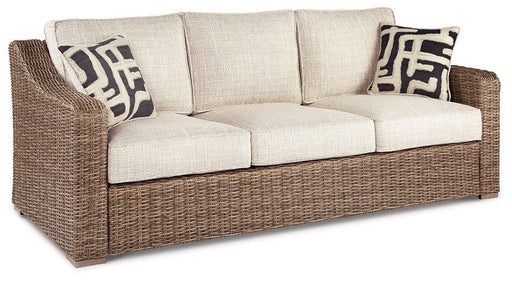 Beachcroft Outdoor Sofa with Cushion - Bobby Furniture (Gaithersburg, MD)