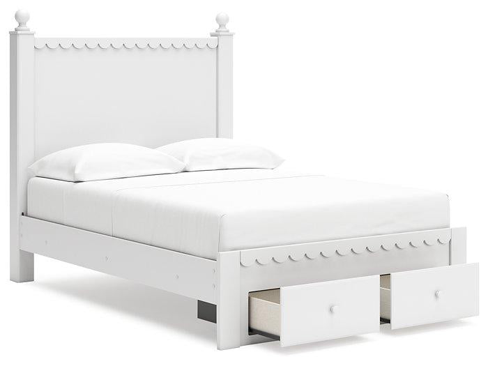 Mollviney Panel Storage Bed