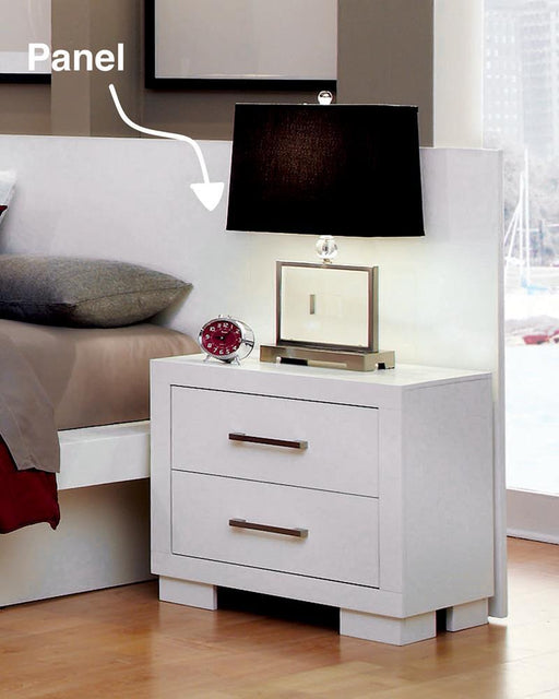 Jessica Nightstand Panels White (Set of 2) - Bobby Furniture (Gaithersburg, MD)