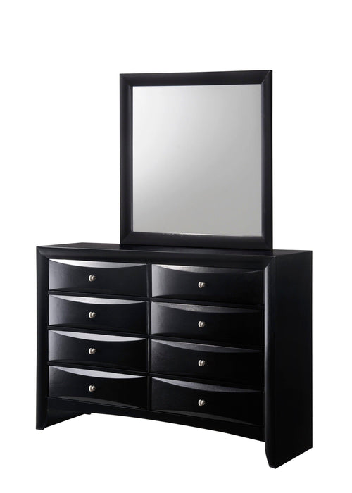 BLACK EMILY DRESSER 8 DRAWERS image