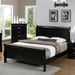 Crown Mark Louis Philip Full Sleigh Bed in Black B3950 image