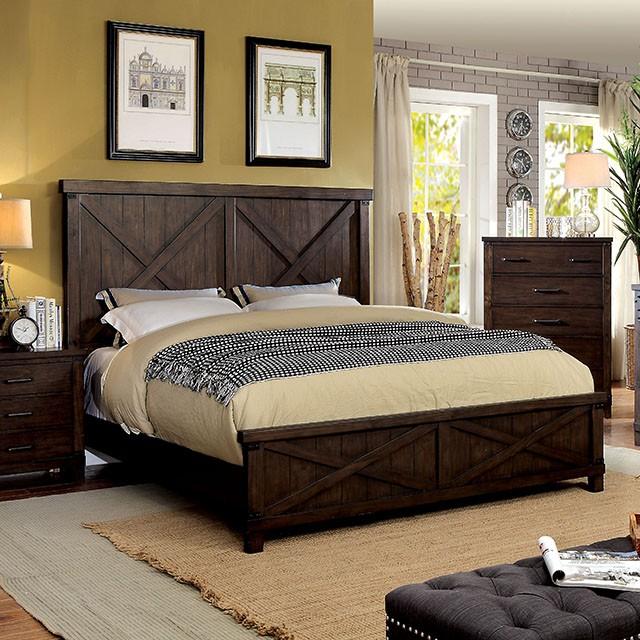 Bianca Dark Walnut Cal.King Bed