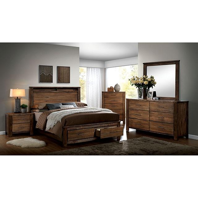 ELKTON Oak Cal.King Bed