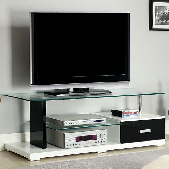 Egaleo Black/White 55" TV Console image