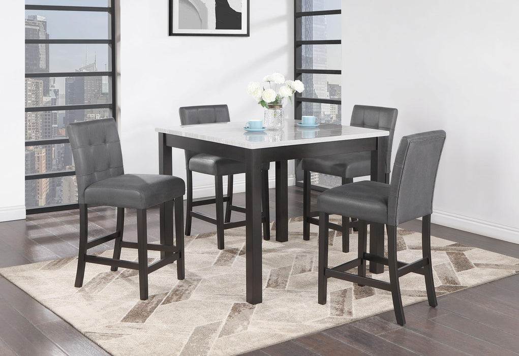 D4052 BAR TABLE AND 4 BAR STOOLS