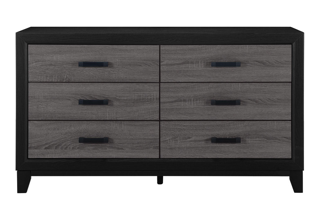 LISBON GREY AND BLACK DRESSER