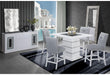 MONACO WHITE BAR TABLE + MONACO BS-N - Bobby Furniture (Gaithersburg, MD)
