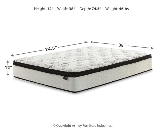 Chime 12 Inch Hybrid Mattress in a Box - Bobby Furniture (Gaithersburg, MD)