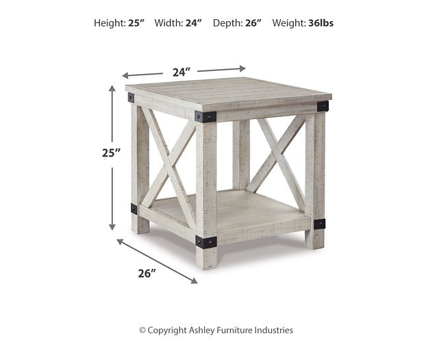 Carynhurst End Table - Bobby Furniture (Gaithersburg, MD)