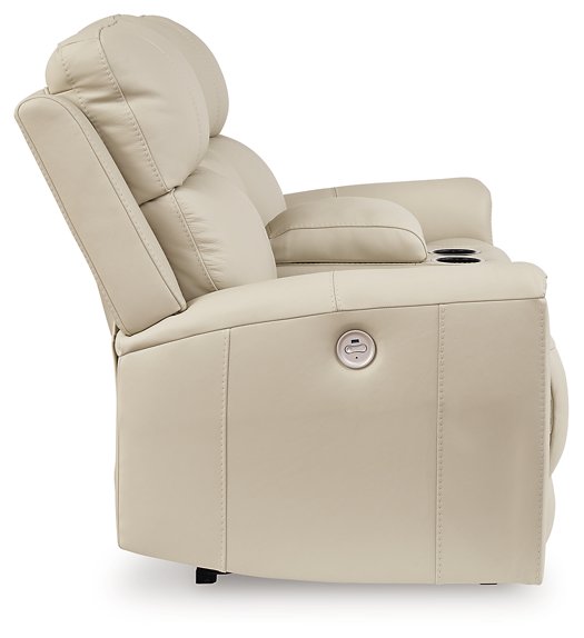 Dahlmoore Power Reclining Loveseat with Console