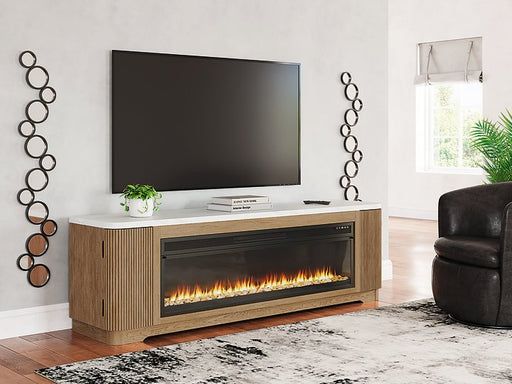 Camdill 80" TV Stand with Electric Fireplace - Bobby Furniture (Gaithersburg, MD)