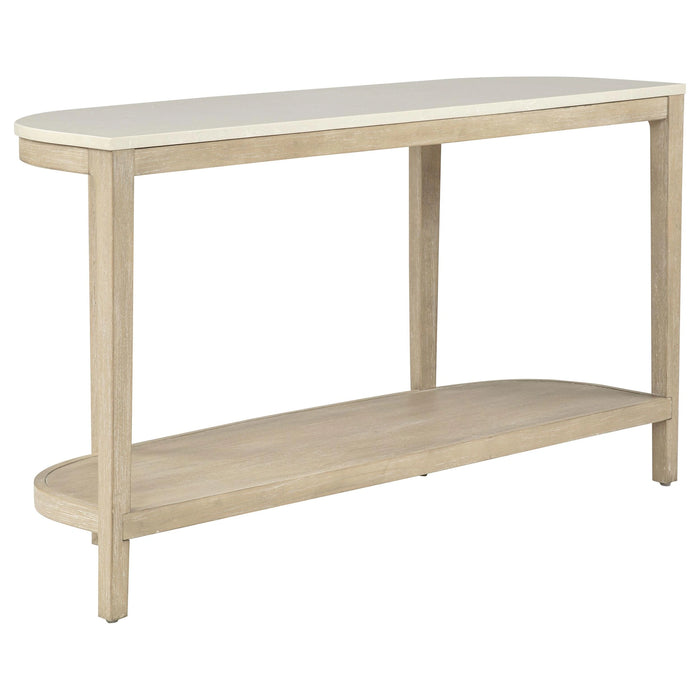 Lucaire Oval Console Table - Bobby Furniture (Gaithersburg, MD)