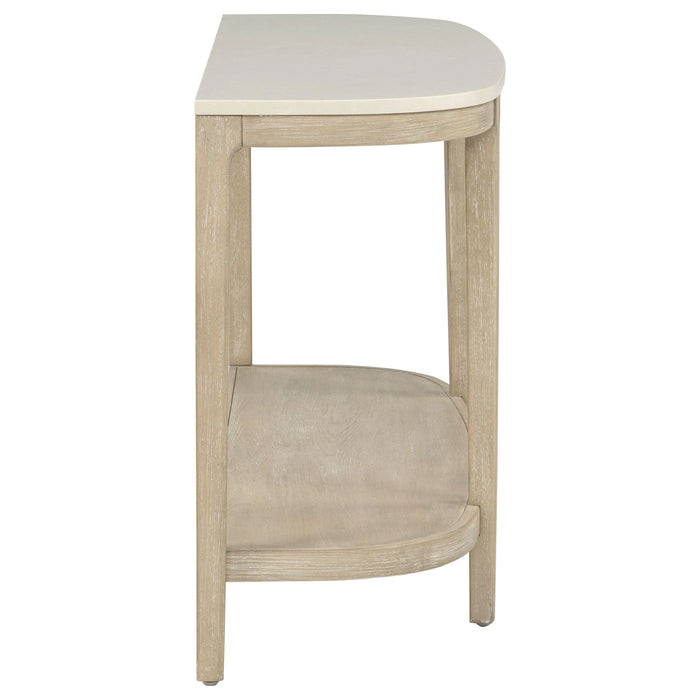 Lucaire Oval Console Table - Bobby Furniture (Gaithersburg, MD)