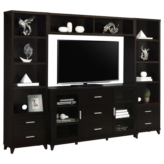 Lewes Entertainment Center (TV Stand, 2 Media Tower and Bridge)