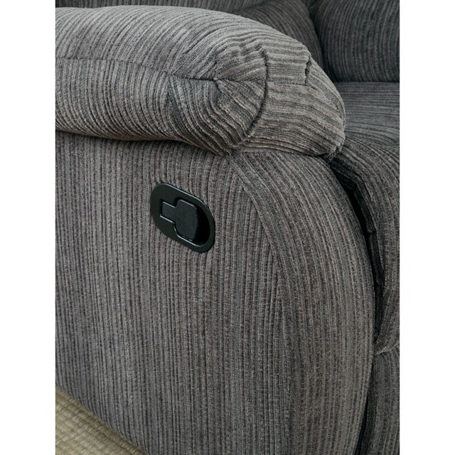 MILLVILLE Gray Love Seat w/ 2 Recliners