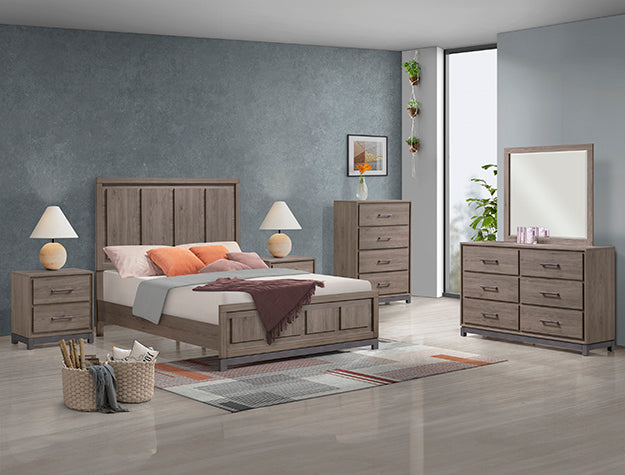 Crown Mark Furniture River 4 Drawer Chest in Brown image