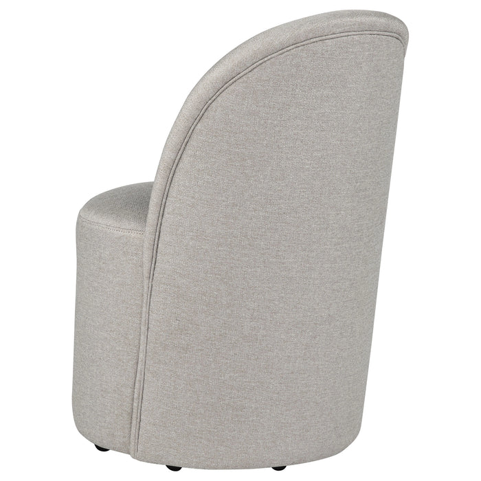 Aubrey Upholstered Barrel Dining Side Chair of 2