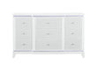 Alina White Dresser with LED