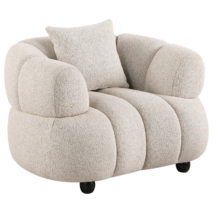 Whitney Woven Fabric Upholstered Sofa Set